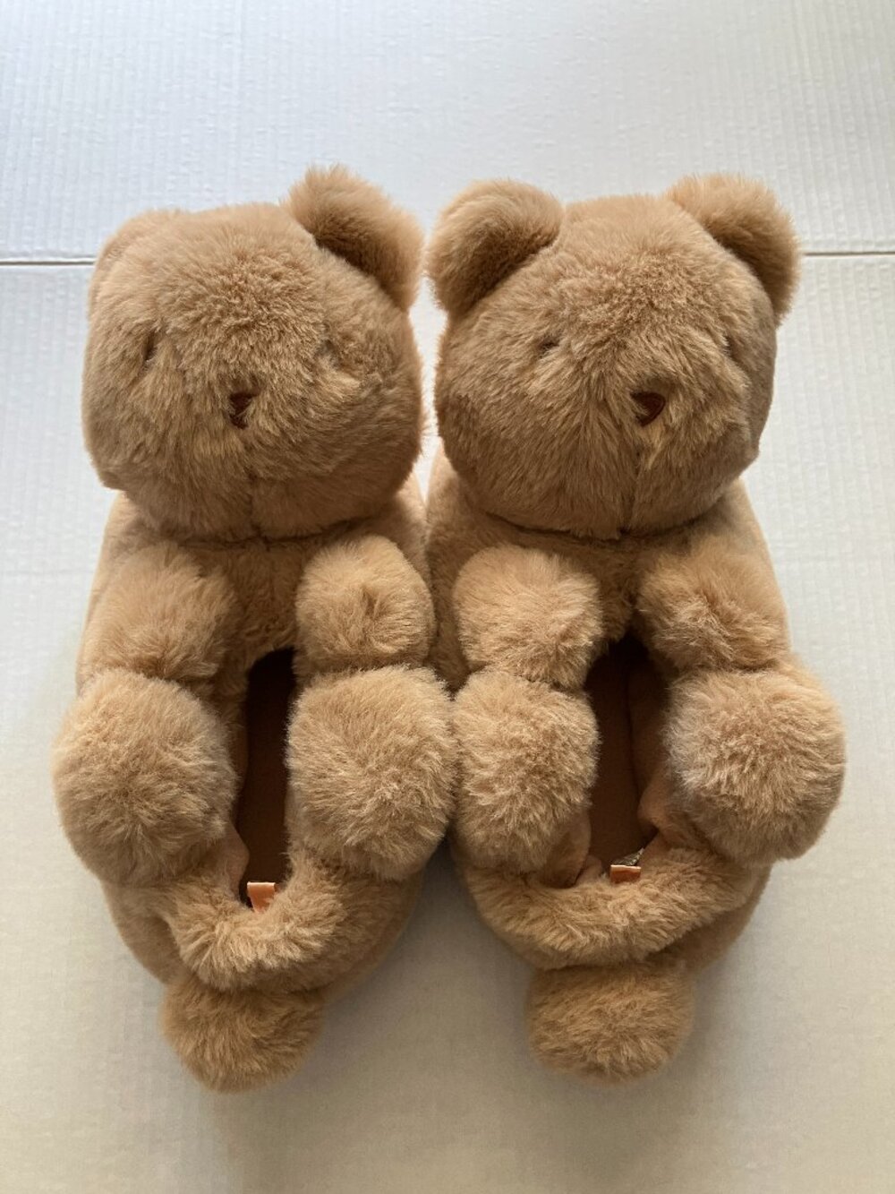 3/4 Youth GAP Holiday Brown Bear Slippers